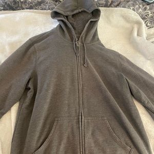Grey zip up